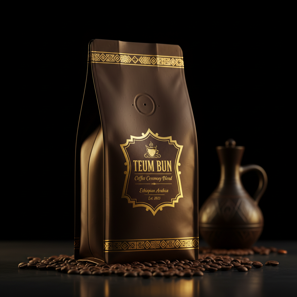 Coffee Ceremony Blend – Mocha Brown & Gold