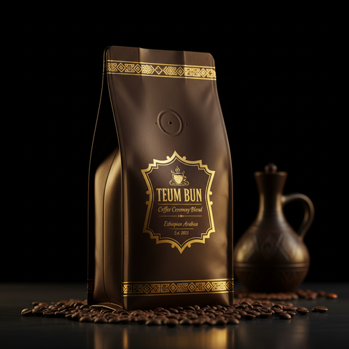 Coffee Ceremony Blend – Mocha Brown & Gold
