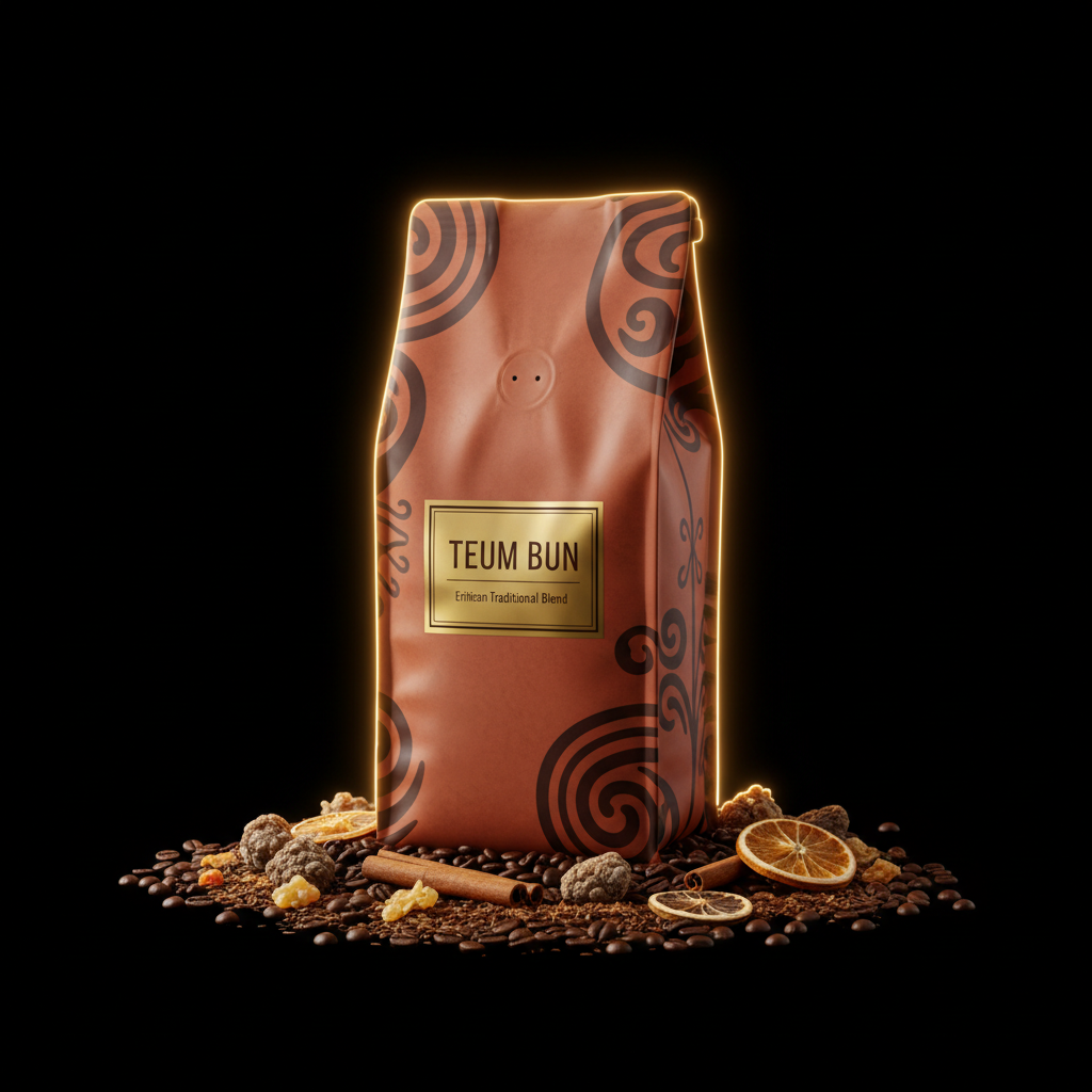 Eritrean Traditional Blend – Terracotta, Brown & Gold