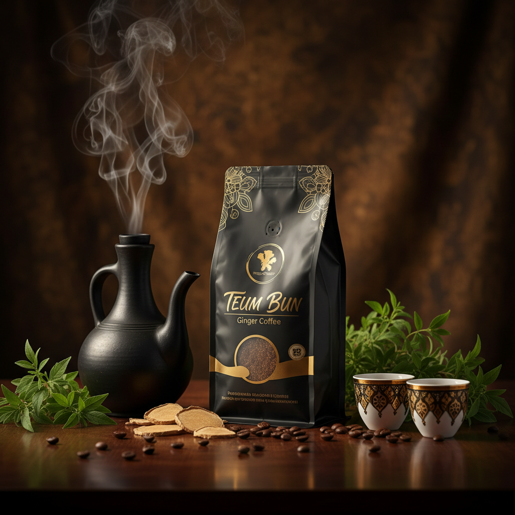 TEUM BUN Ginger Coffee — Luxury Product Image